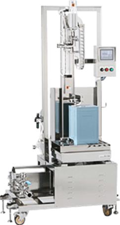 18L缶半自動充填機（ポンプ制御タッチパネル付）