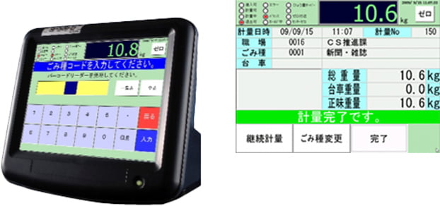 廃棄物計量システム